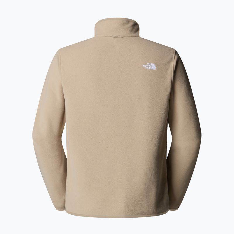 Pánska fleecová mikina The North Face Glacier Fleece mushroom grey 6