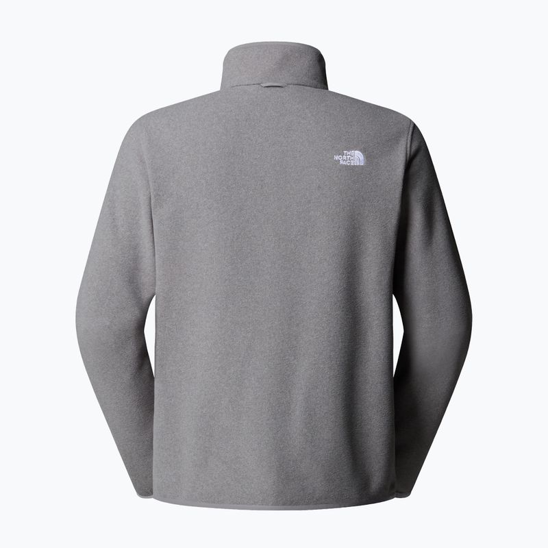 Pánska fleecová mikina The North Face Glacier Fleece mid grey heather 6