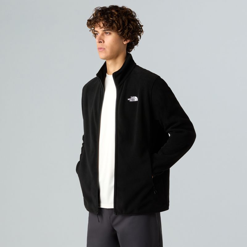 Pánska fleecová mikina The North Face Glacier Fleece black 4