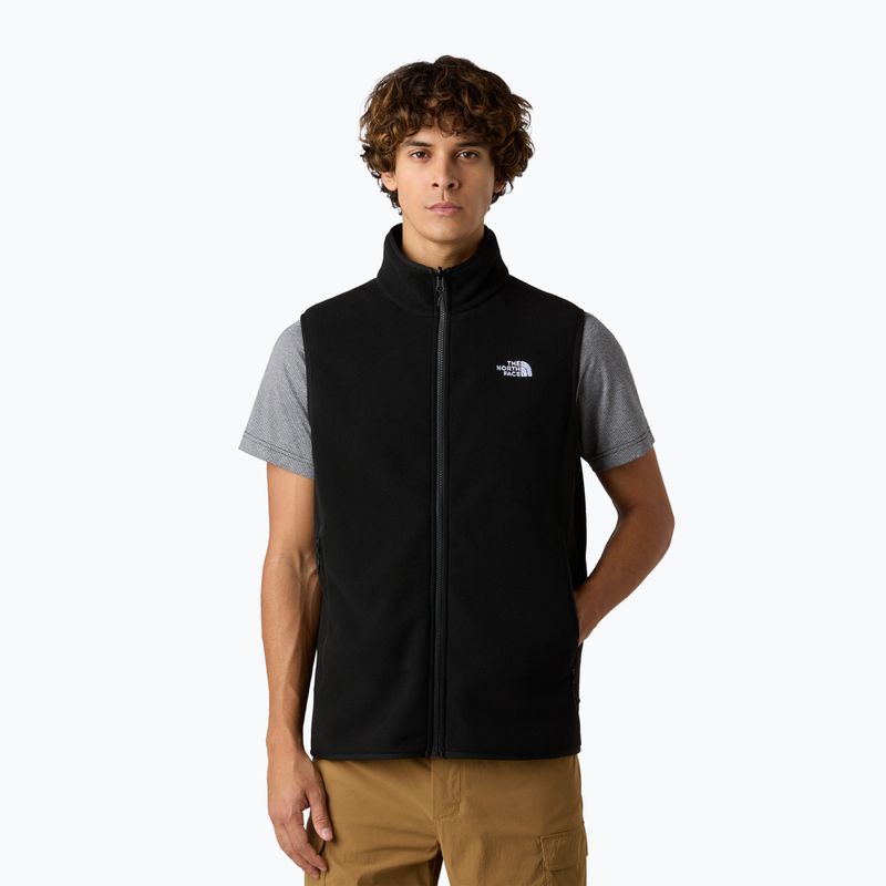 Pánska vesta The North Face Glacier Fleece black