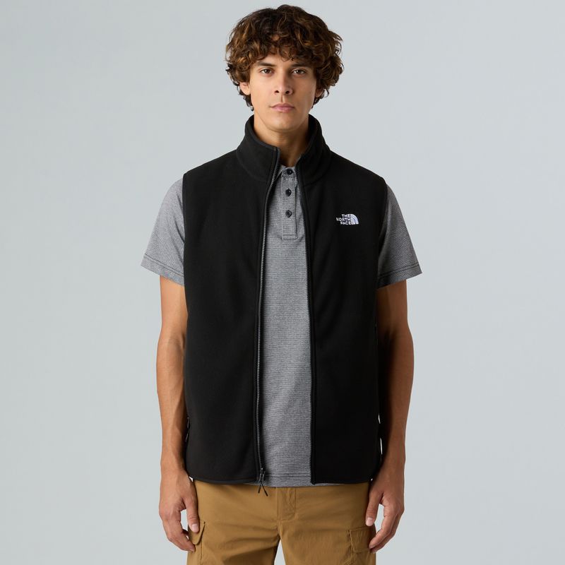 Pánska vesta The North Face Glacier Fleece black 4