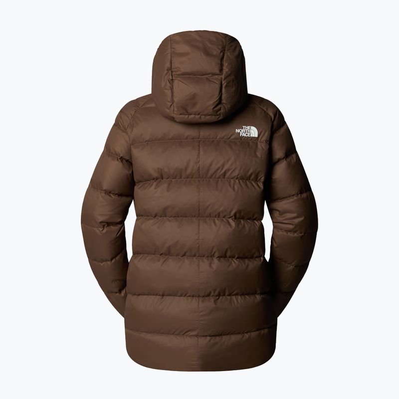 Damska kurtka The North Face Hyalite Down Parka w kolorze dymnym brązie 4