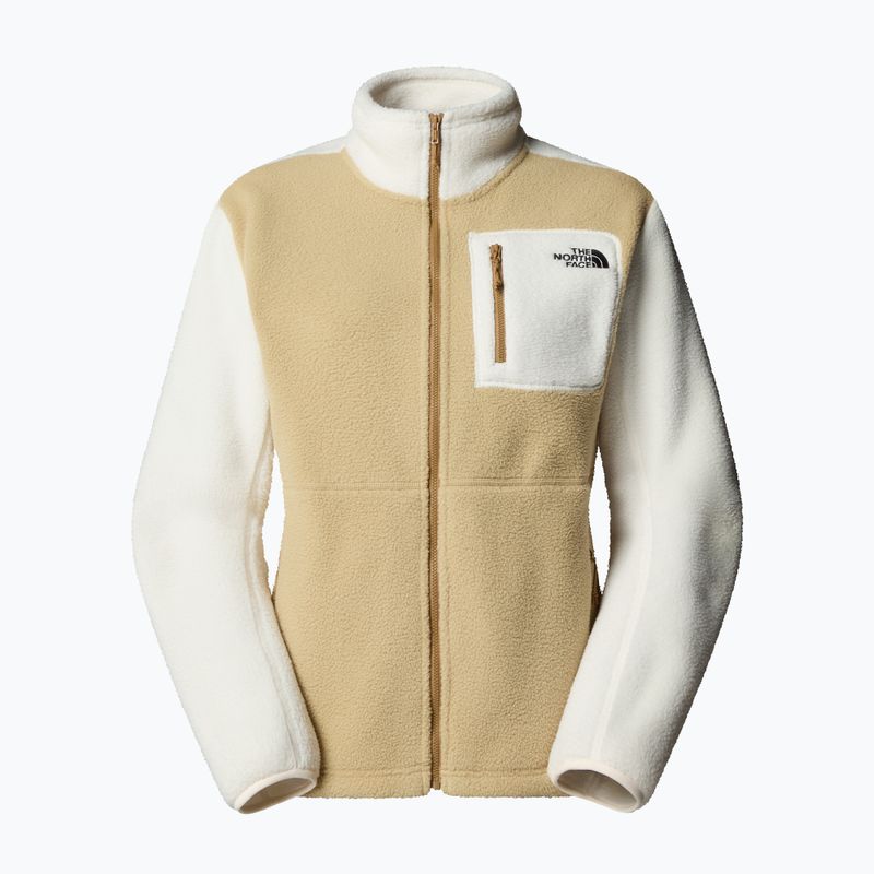 Dámska fleecová mikina The North Face Yumiori Full Zip khaki stone/white dune