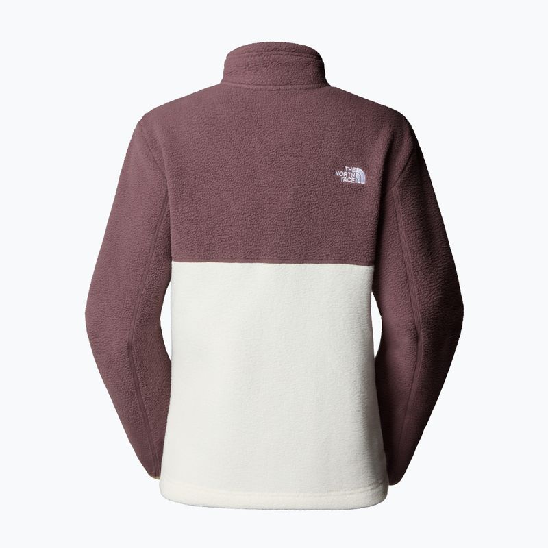Dámska fleecová mikina The North Face Yumiori Full Zip white dune/tawny quartz 2