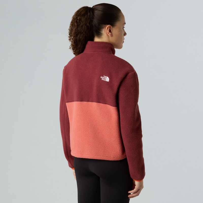 Dámská mikina The North Face Yumiori 1/4 Zip mars dust/sumac/solar flare 3
