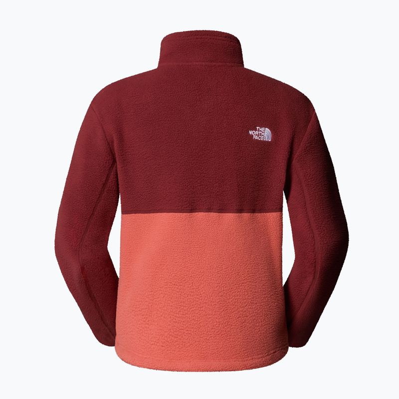 Dámská mikina The North Face Yumiori 1/4 Zip mars dust/sumac/solar flare 5