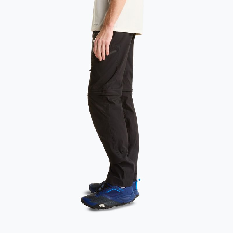 Pánske trekingové nohavice The North Face Exploration Regular Tapered Convertible tnf black 4