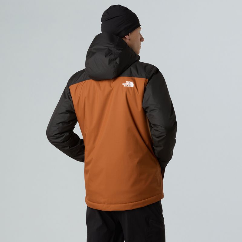 Pánska páperová bunda The North Face Millerton Insulated burnt umber/black 3
