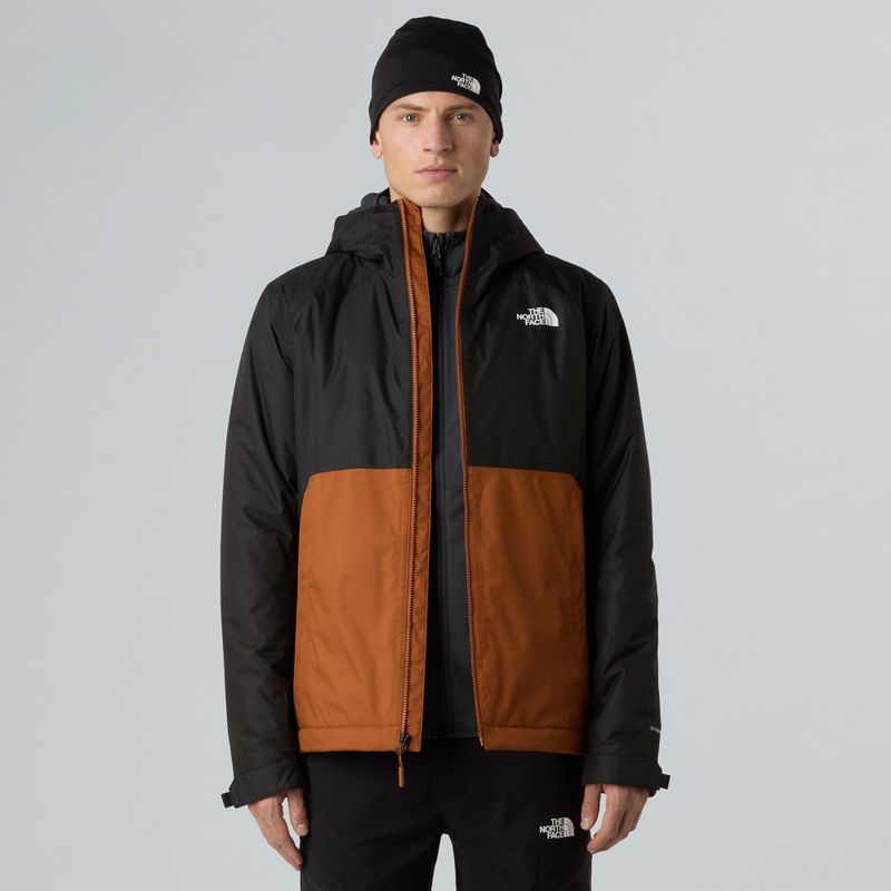Pánska páperová bunda The North Face Millerton Insulated burnt umber/black 4