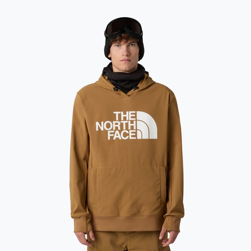 Pánska mikina The North Face Tekno Logo Hoodie utility brown