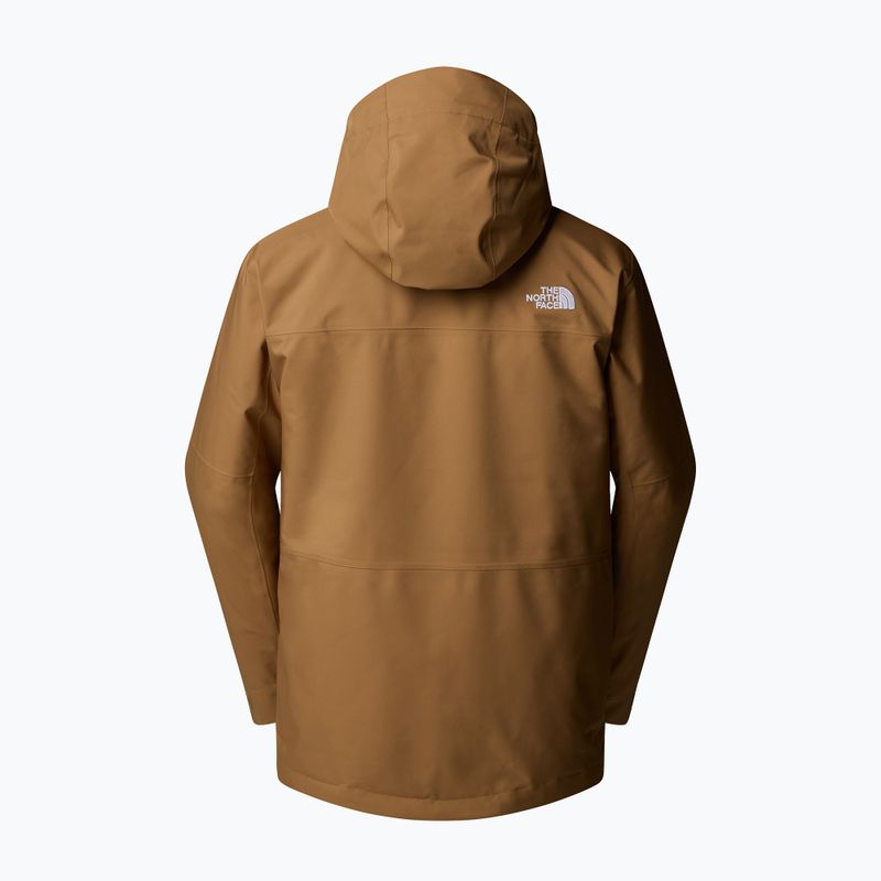 Pánska snowboardová bunda The North Face Fourbarrel Triclimate utility brown/khaki 7