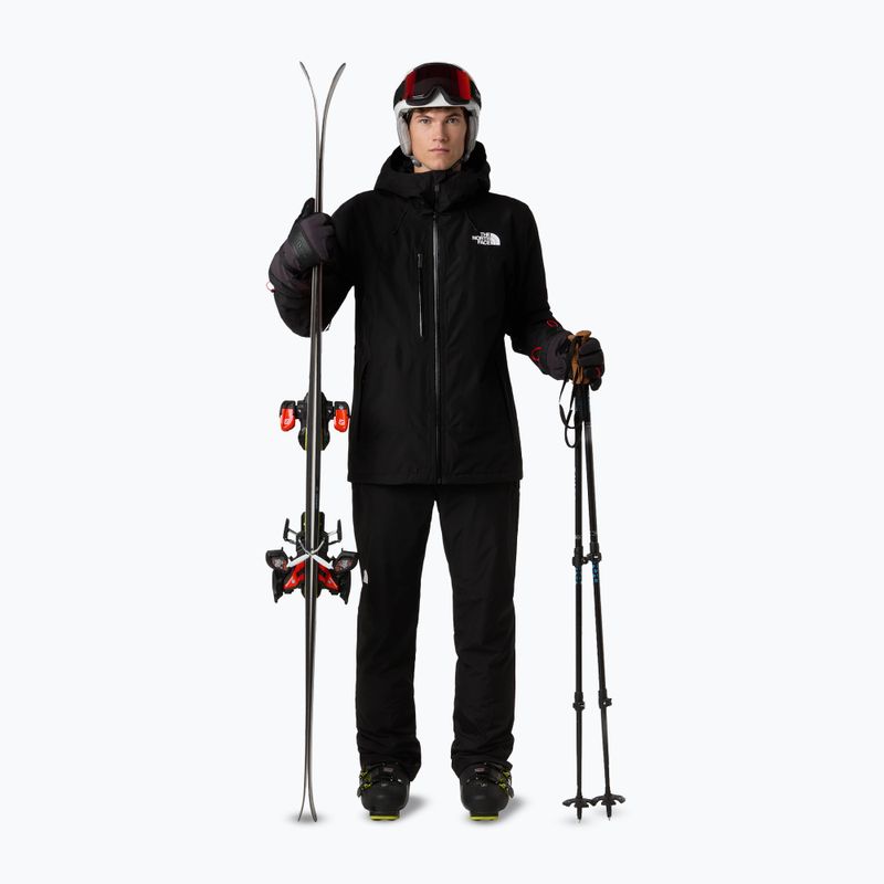 Pánske lyžiarske nohavice The North Face Descendit black/black 2