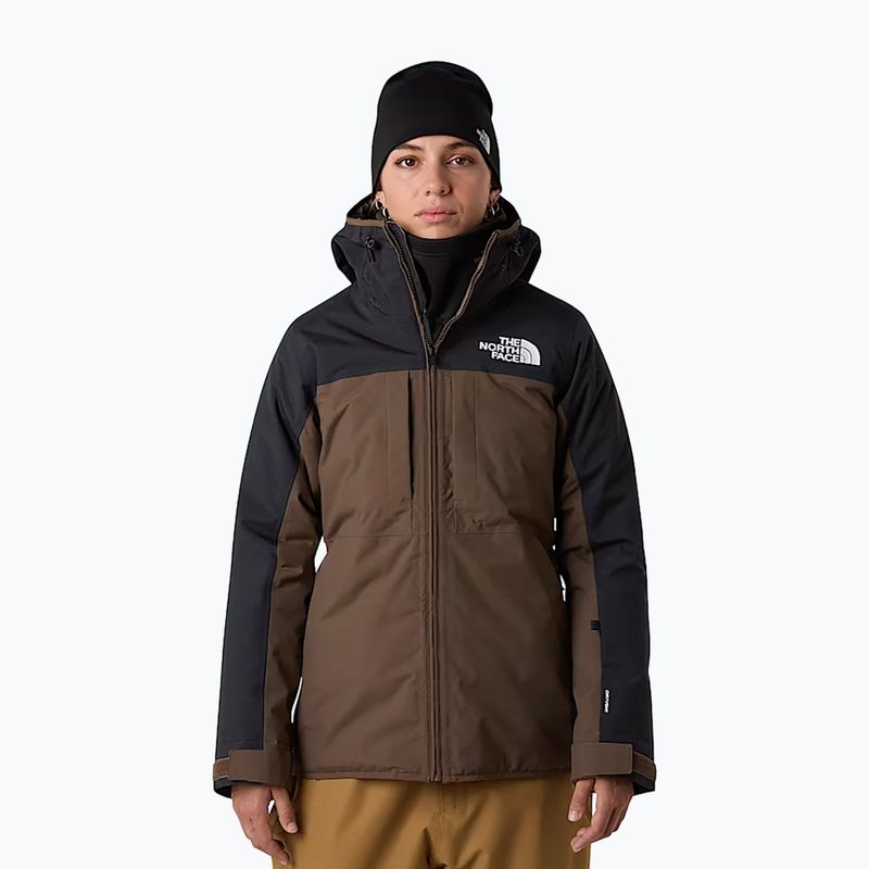 Dámska lyžiarska bunda The North Face Namak Insulated black/smokey brown