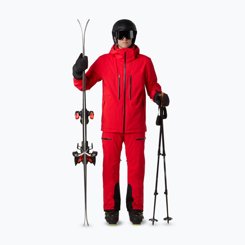 Pánske lyžiarske nohavice The North Face Chakal Regular elevation red 2