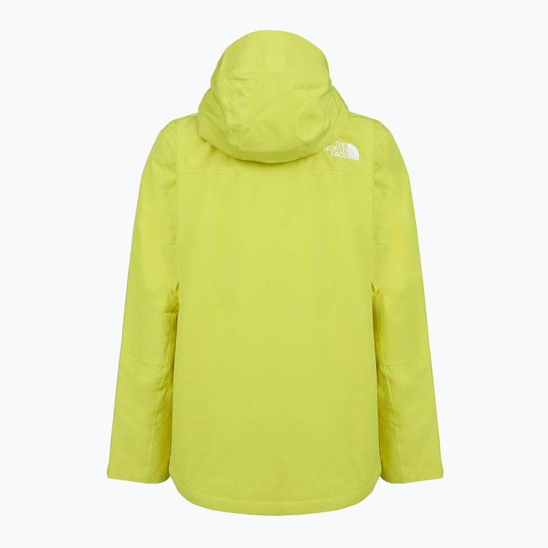 Pánska lyžiarska bunda The North Face Descendit fizz lime 2