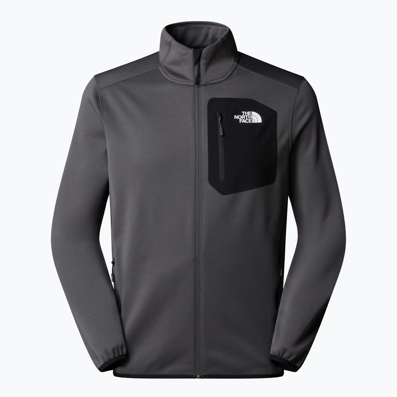 Pánska mikina The North Face Crest Fz anthracite grey/black 4