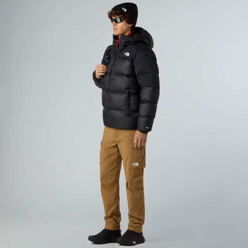 Pánska páperová bunda The North Face Diablo Down 2.0 Hoodie black/black/recycled down 2