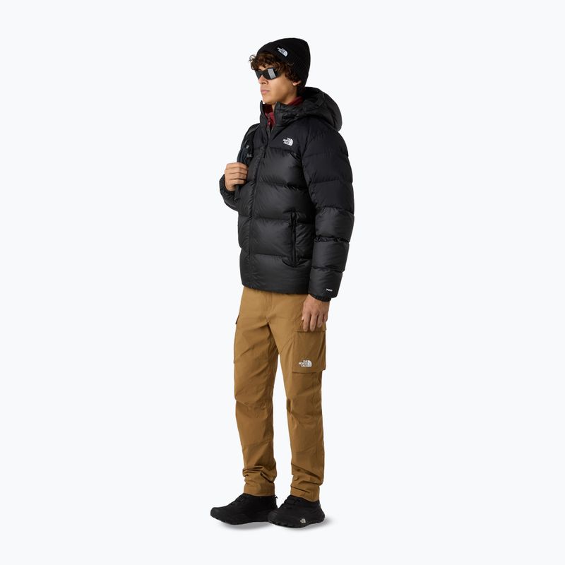 Pánska páperová bunda The North Face Diablo Down 2.0 Hoodie black/black/recycled down 2