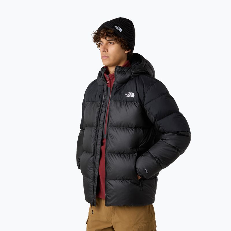 Pánska páperová bunda The North Face Diablo Down 2.0 Hoodie black/black/recycled down 4