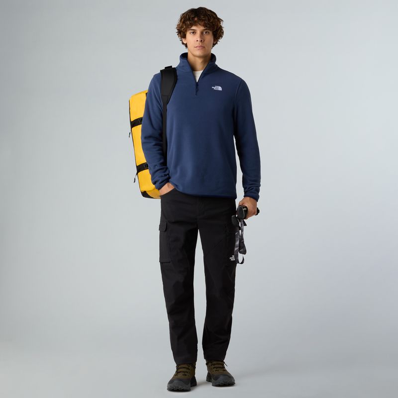 Pánska fleecová mikina The North Face Glacier Fleece 1/4 Zip summit navy 2