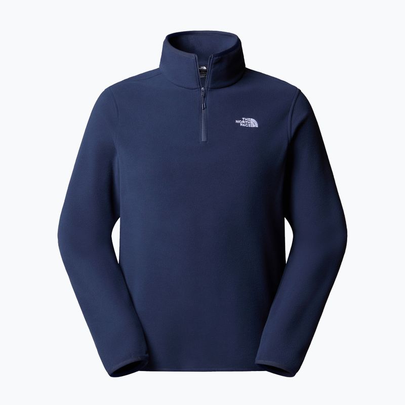 Pánska fleecová mikina The North Face Glacier Fleece 1/4 Zip summit navy 4