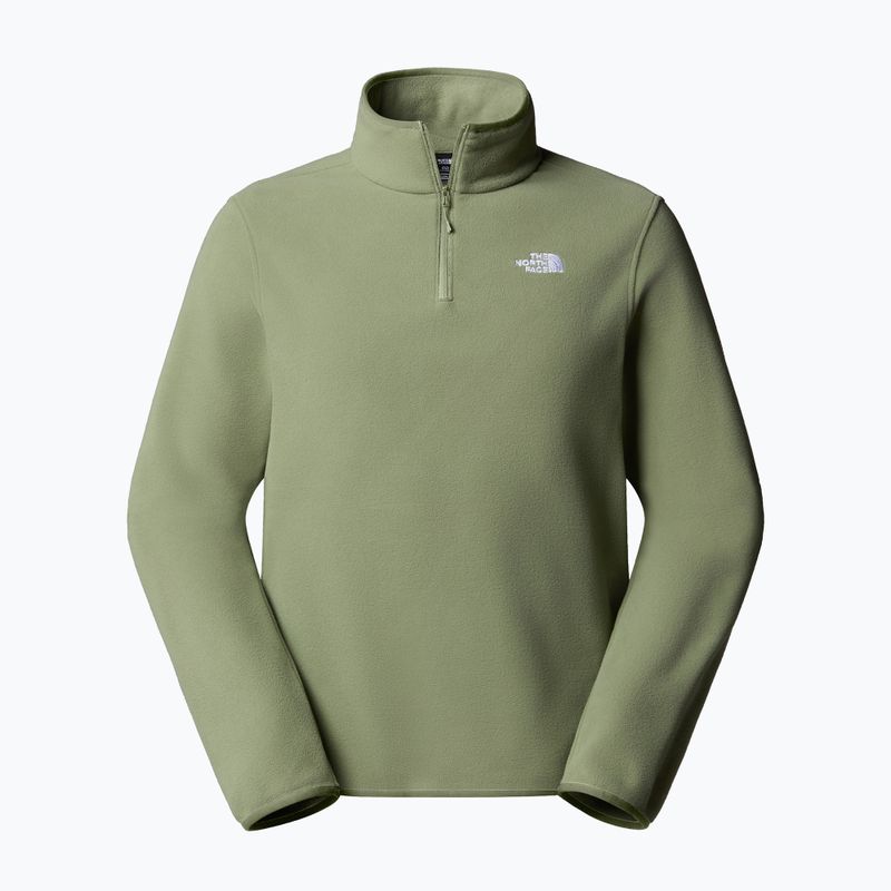 Pánska fleecová mikina The North Face Glacier Fleece 1/4 Zip shoulder mist 4