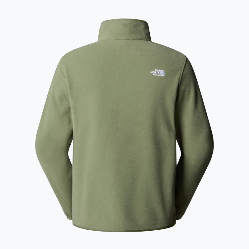 Pánska fleecová mikina The North Face Glacier Fleece 1/4 Zip shoulder mist 5