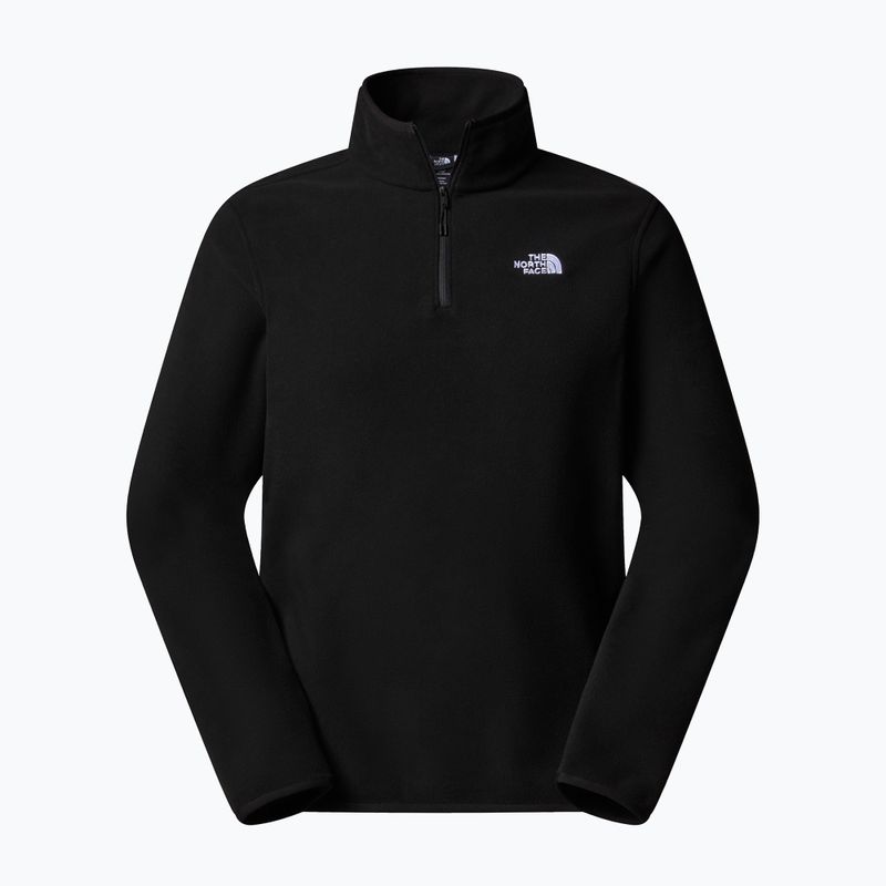 Pánska fleecová mikina The North Face Glacier Fleece 1/4 Zip black 3