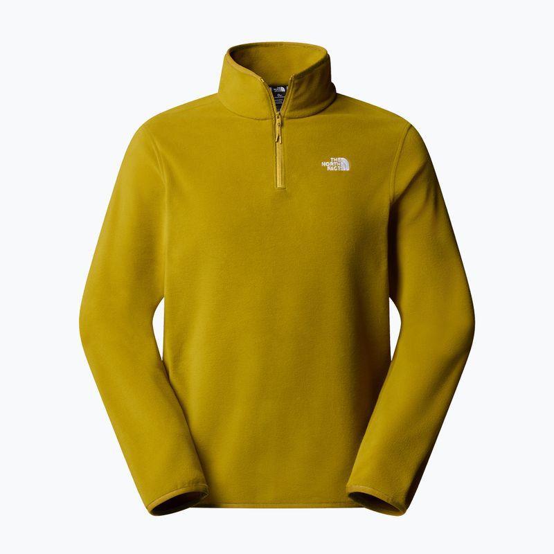 Pánska mikina The North Face Glacier Fleece 1/4 Zip deep dijon 4