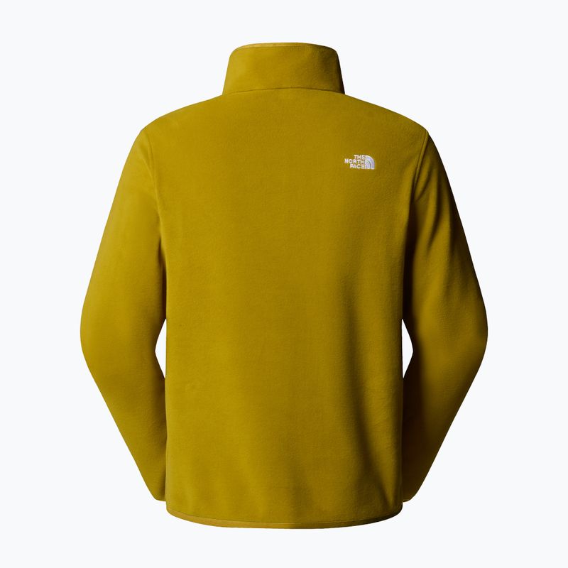 Pánska mikina The North Face Glacier Fleece 1/4 Zip deep dijon 5