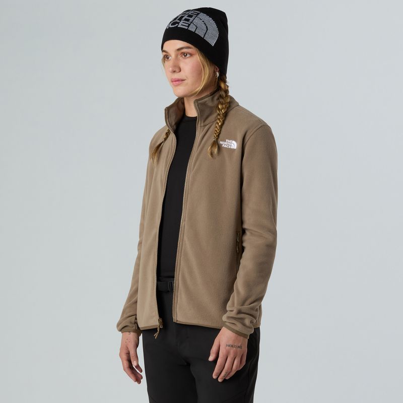 Dámska fleecová mikina The North Face Glacier Fleece mocha brown 4