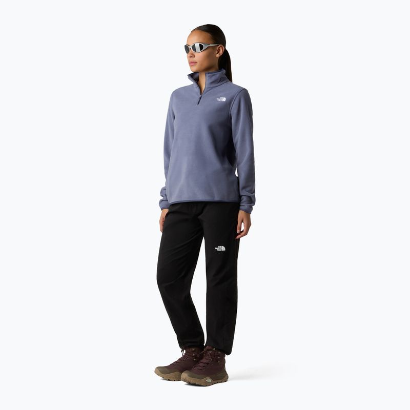 Dámska fleecová mikina The North Face Glacier Fleece 1/4 Zip twilight galaxy 2