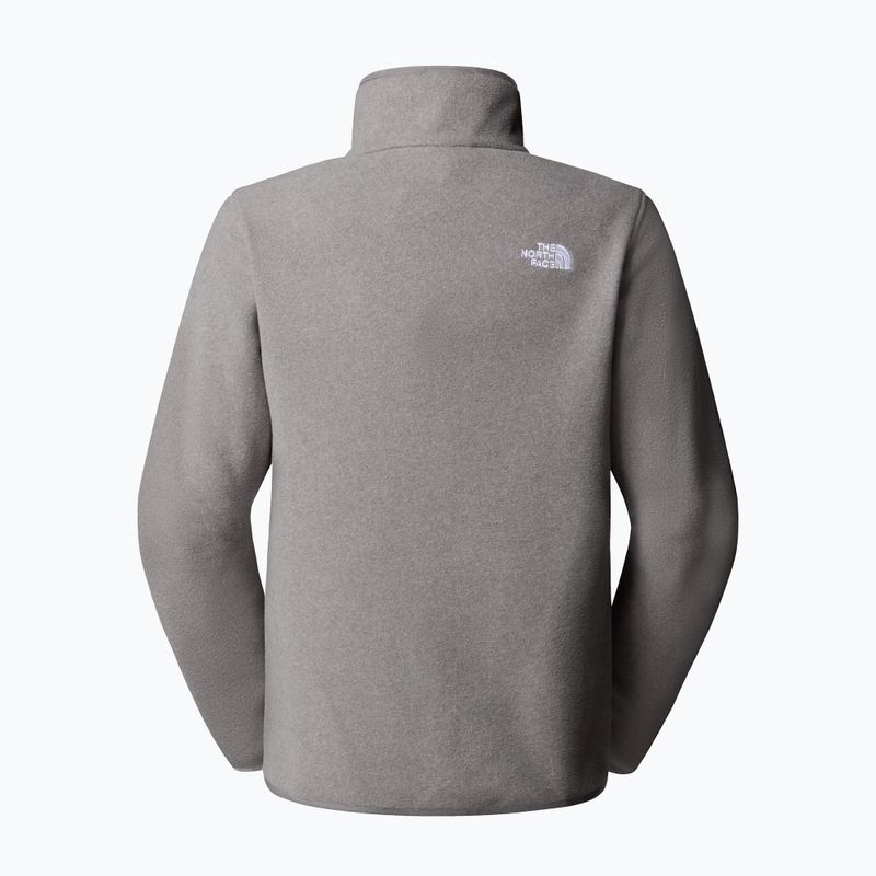 Dámska fleecová mikina The North Face Glacier Fleece 1/4 Zip mid grey heather 5