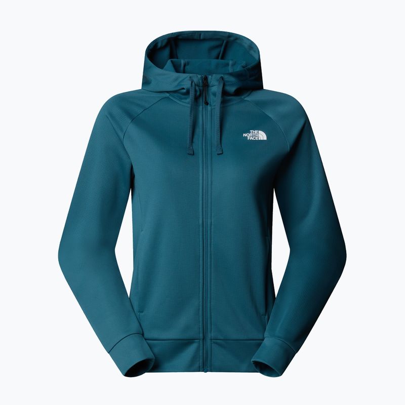 Damska bluza The North Face Reaxion 2.0 z kapturem, rozpinana na całej długości, w kolorze ciemnoszarym. 5