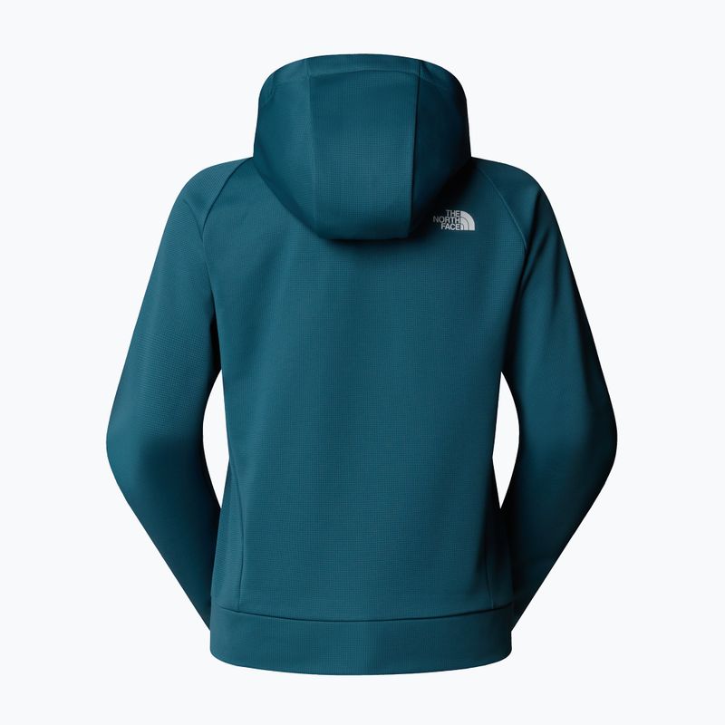 Damska bluza The North Face Reaxion 2.0 z kapturem, rozpinana na całej długości, w kolorze ciemnoszarym. 6