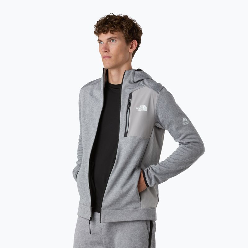 Pánská mikina The North Face Mountain Athletics Fleece Full Zip pale grey/heather/m 4