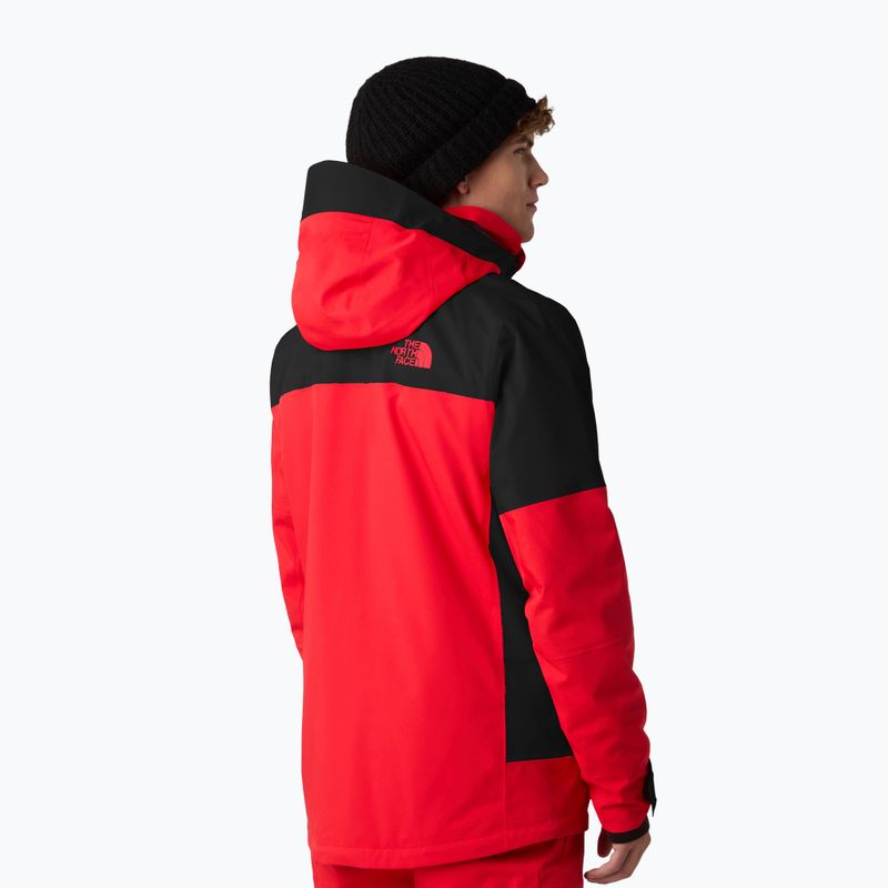 Pánska lyžiarska bunda The North Face Chakal elevation red/black 3