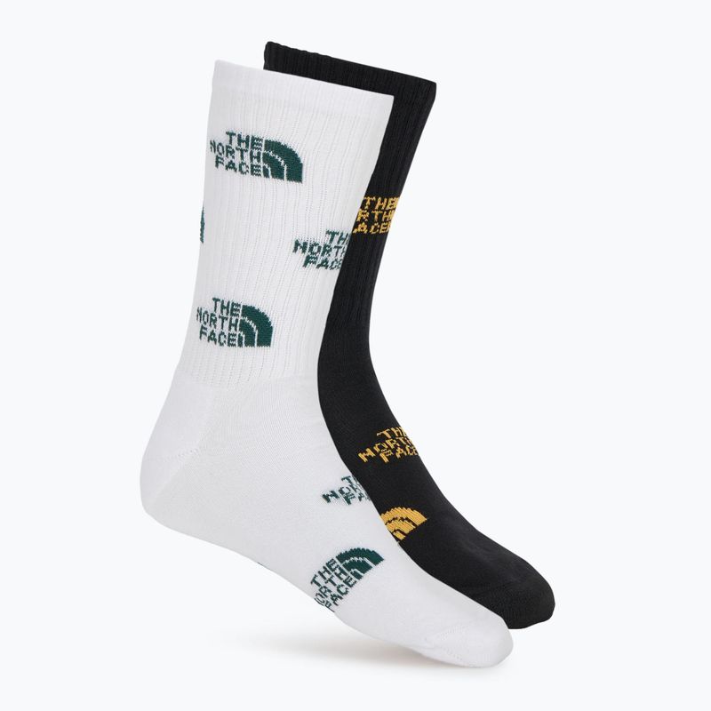 Ponožky The North Face Everyday Crew Logo 2 páry black/summit gold