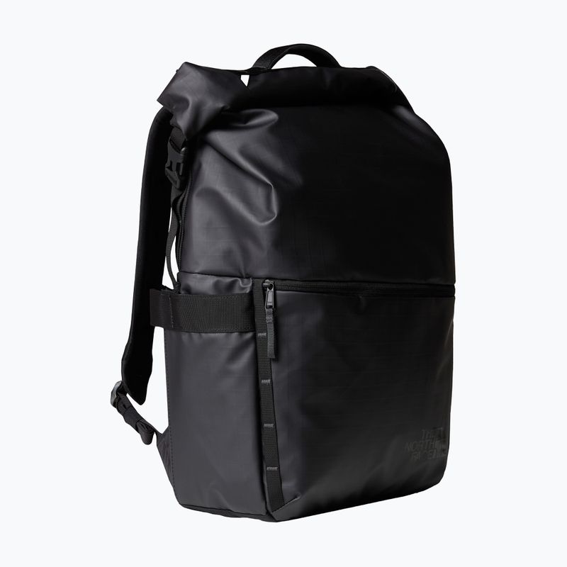 Pánsky mestský batoh The North Face Base Camp Voyager Rolltop 25 l black/asphalt grey