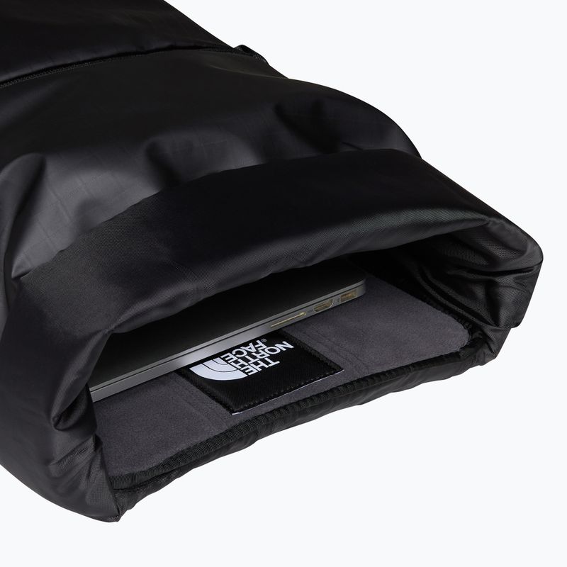 Pánsky mestský batoh The North Face Base Camp Voyager Rolltop 25 l black/asphalt grey 4