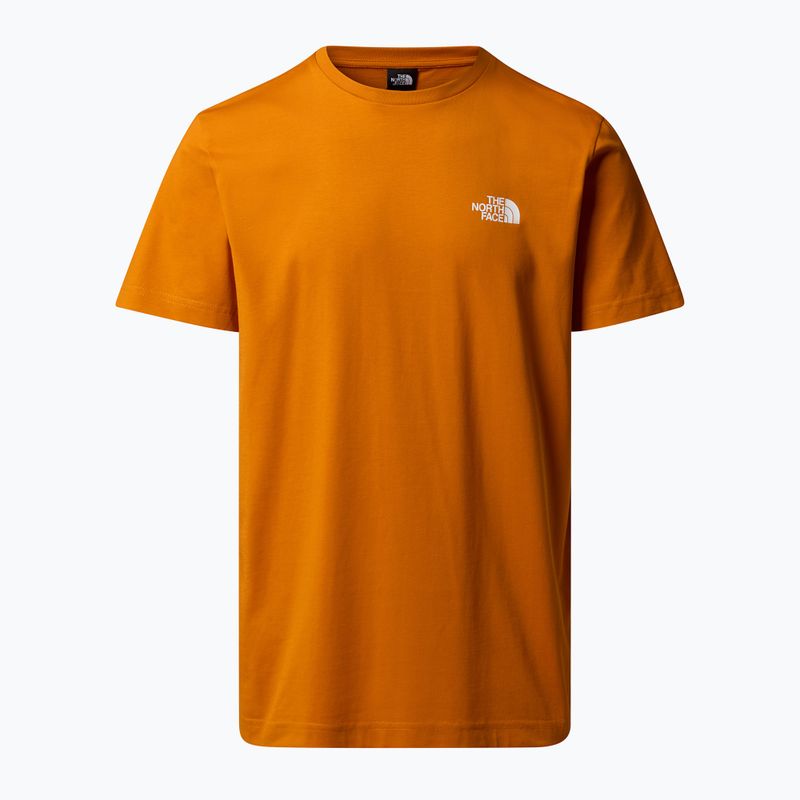 Pánske tričko The North Face Simple Dome agate orange 4