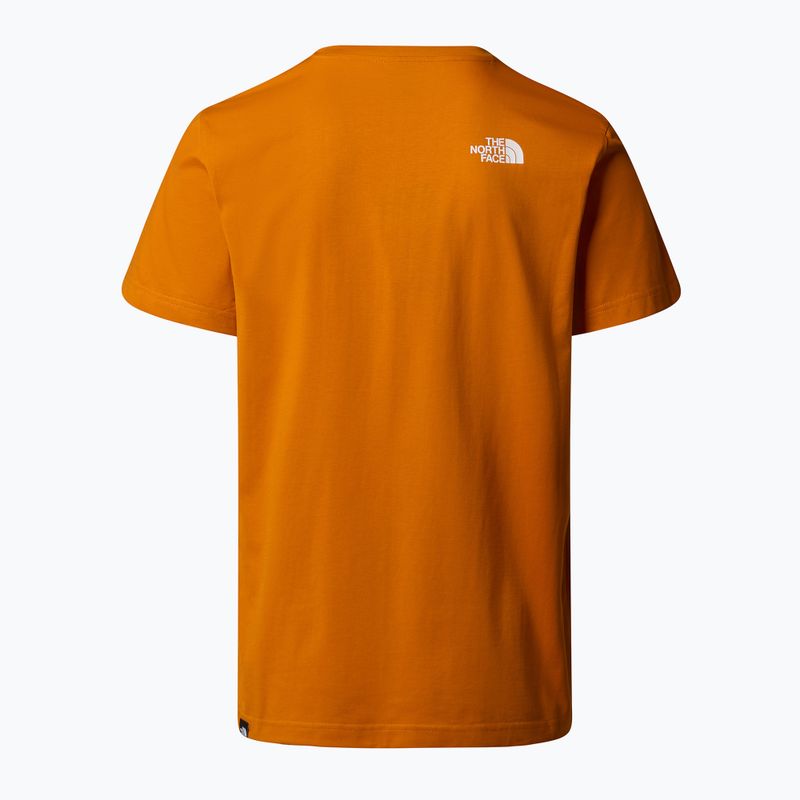Pánske tričko The North Face Simple Dome agate orange 5