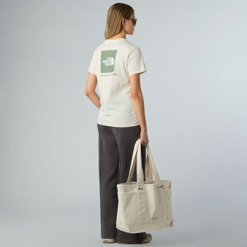 Dámske tričko The North Face Box Nse Relaxed white dune/slate moss 2