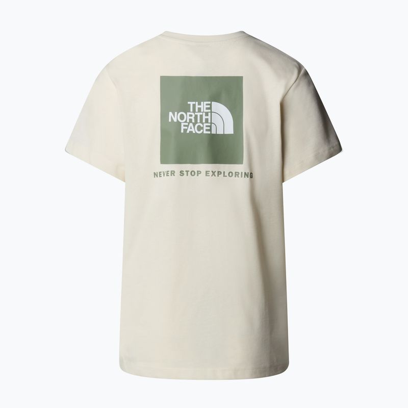 Dámske tričko The North Face Box Nse Relaxed white dune/slate moss 5