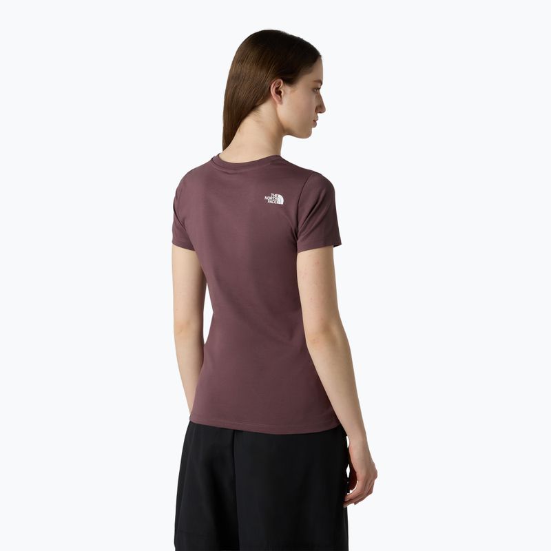 Dámske tričko The North Face Simple Dome Slim tawny quartz 3