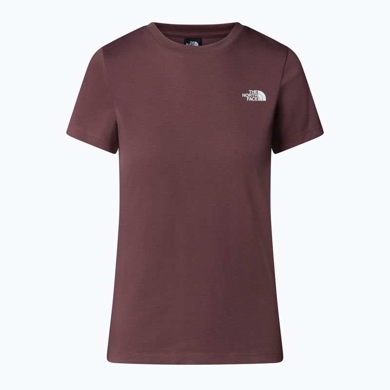 Dámske tričko The North Face Simple Dome Slim tawny quartz 4