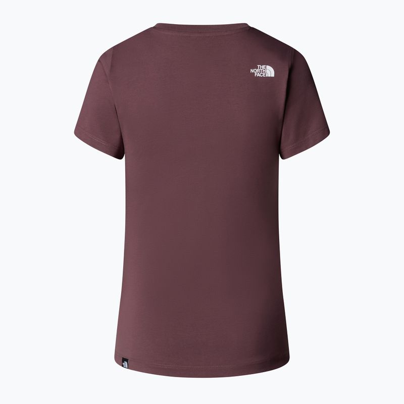 Dámske tričko The North Face Simple Dome Slim tawny quartz 5