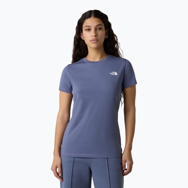 Dámske tričko The North Face Simple Dome Slim blue eclipse