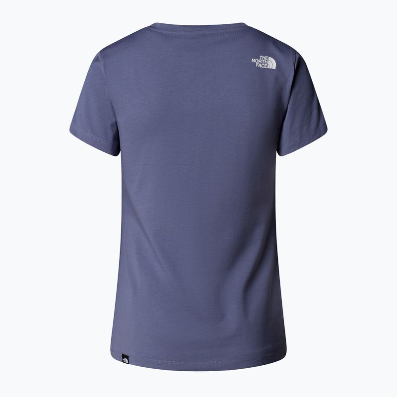 Dámske tričko The North Face Simple Dome Slim blue eclipse 5