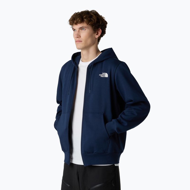 Pánska mikina The North Face Simple Dome Full Zip Hoodie summit navy 4